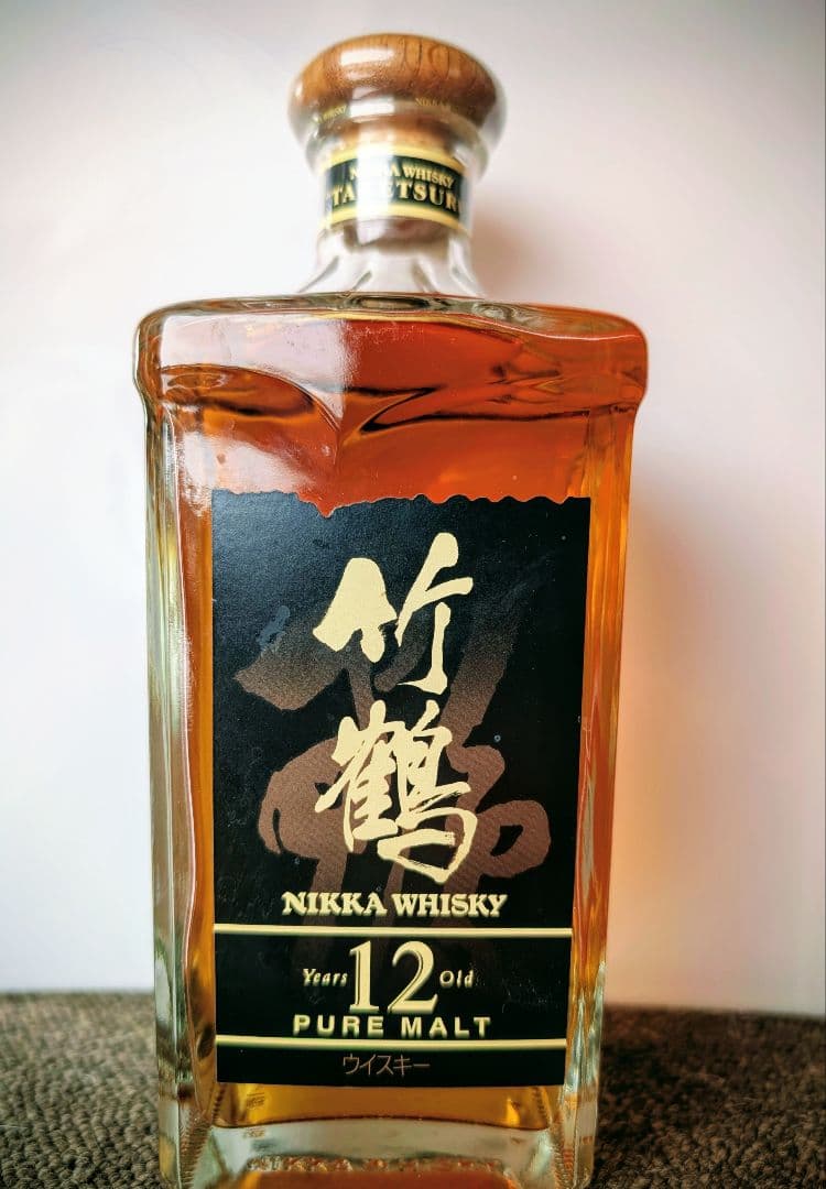 NIKKA 竹鶴 12年 ピュアモルトウイスキー(角瓶)