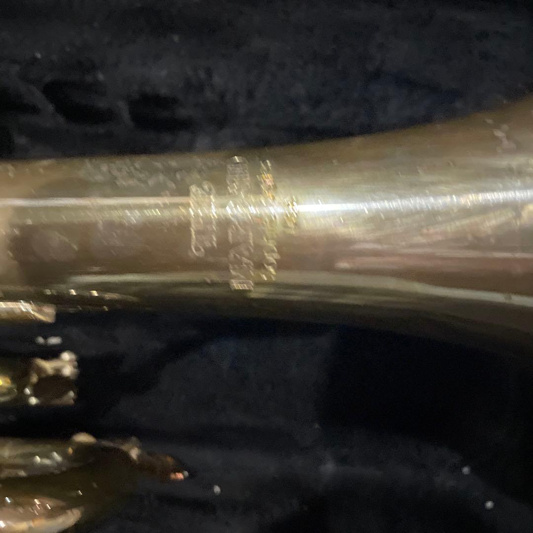 シルバー トランペット ケース付き　消音器付き