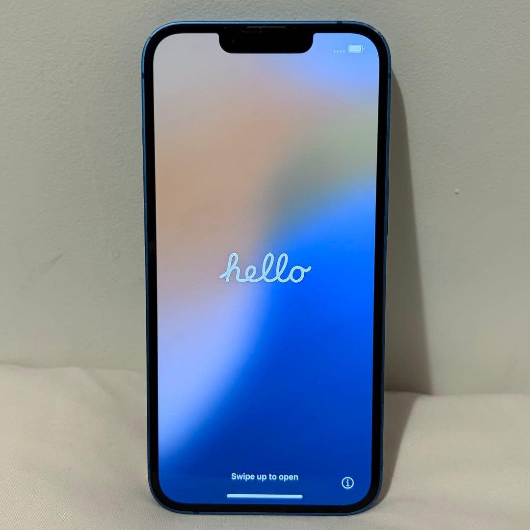 iPhone13 ブルー 256G SIMフリー 美品 箱付き