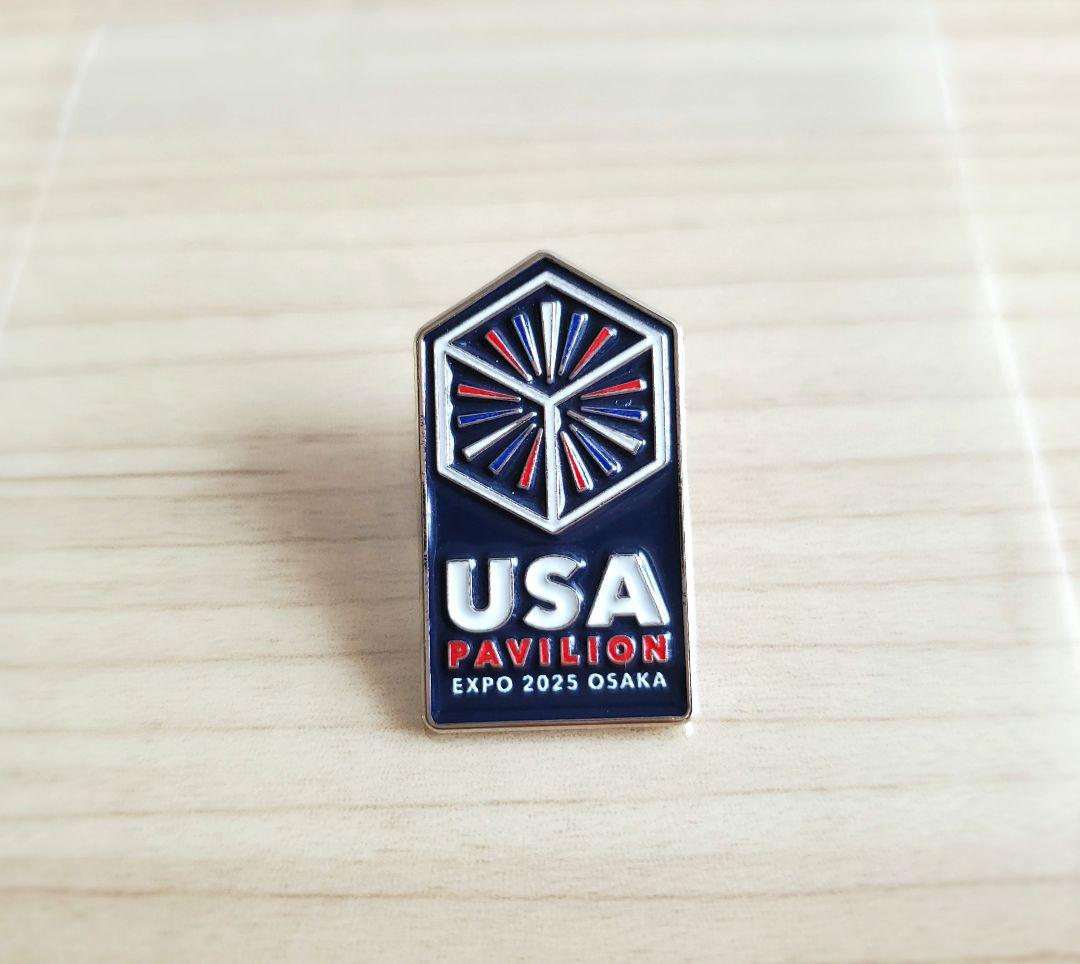 【非売品】大阪関西万博　外国館　アメリカ　ピンバッジ