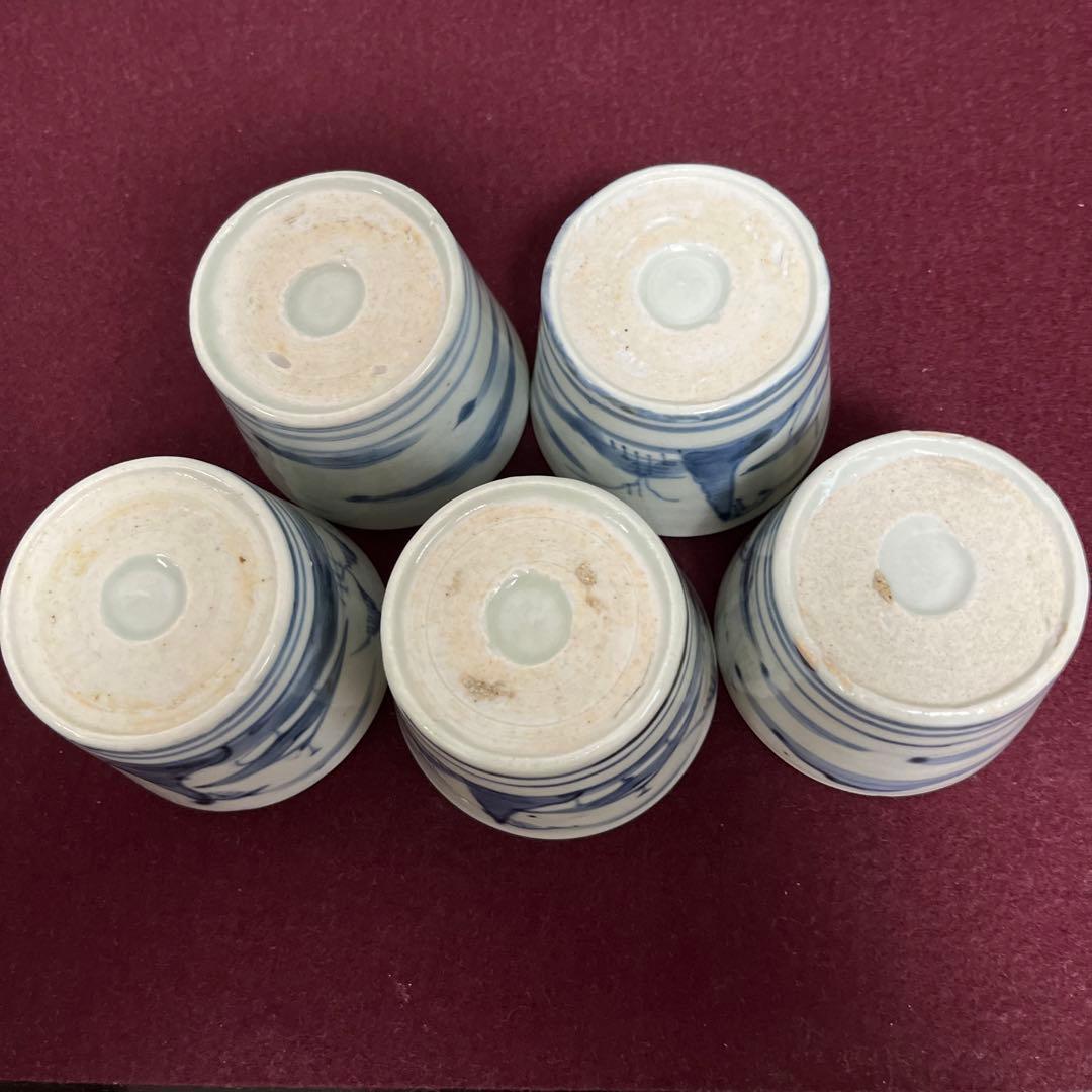 骨董　蕎麦猪口5客