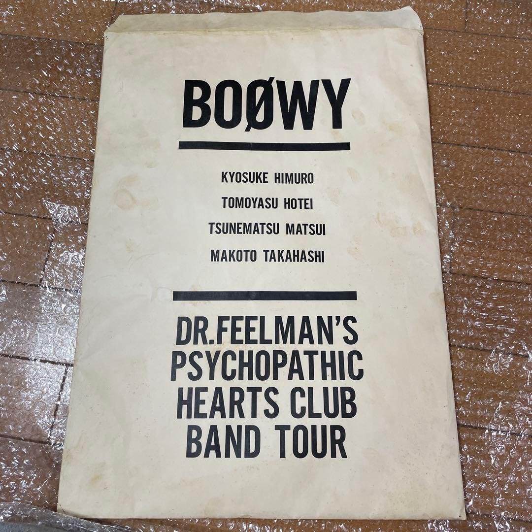 BOOWY　ポスター　昭和　レトロ