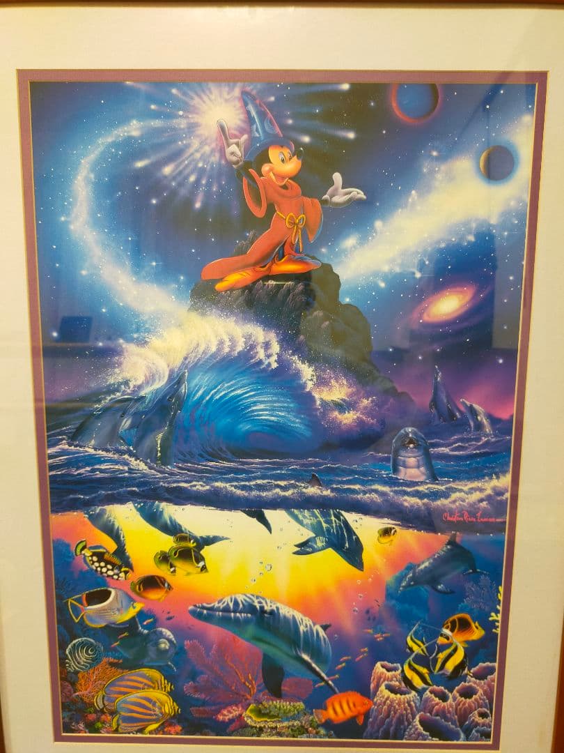 ミッキーマウスの絵　ラッセン