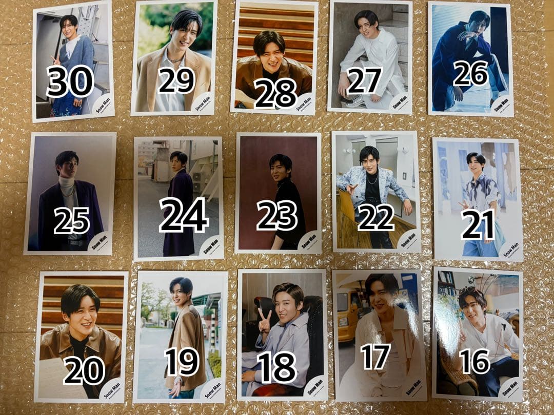 Man 目黒蓮　写真　132枚セット