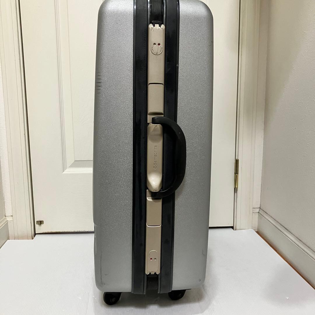 良品　サムソナイト　ピギーバック　スーツケース　105L　シルバー　出張　旅行