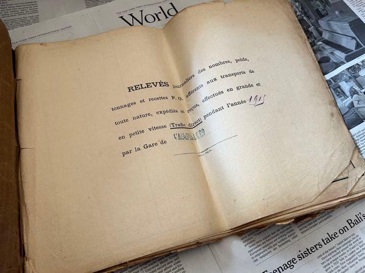 海外★激レア★フランス帳簿