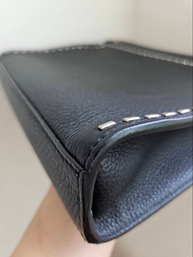 【美品】FENDI セレリア ピーカブー フィットミニ レザー2WAYブラック