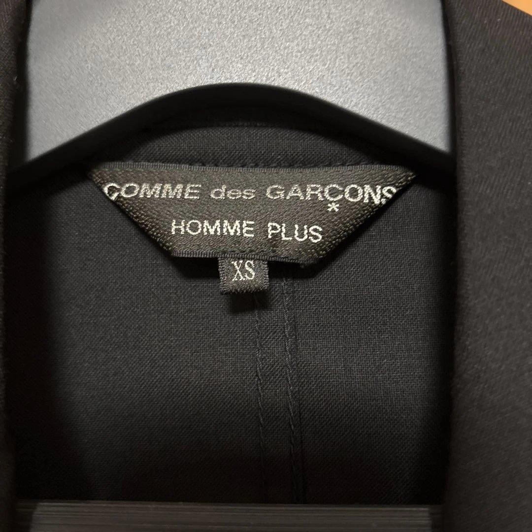 コムデギャルソンオムプリュス　袖フリル　ライダースジャケット