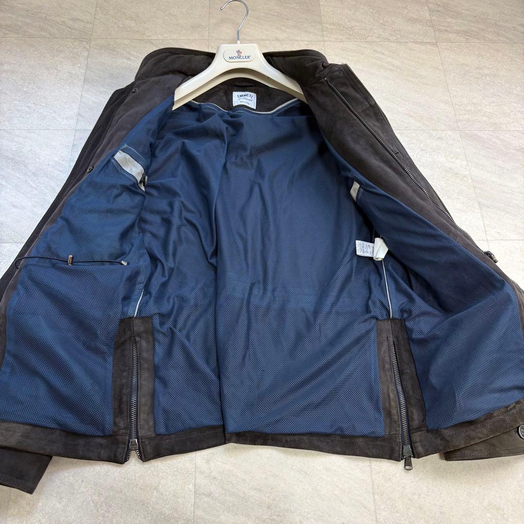 BEAMS 別注 EMMETI SERSE ゴートスウェード レザー M-65