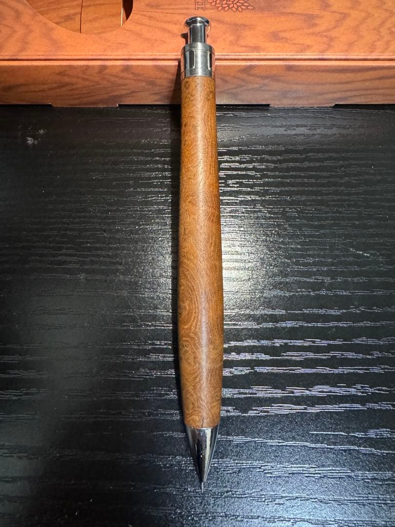 【値下げ交渉〇】工房楔 チーク 瘤杢 シャーペン