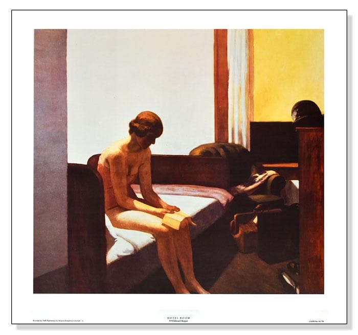 額装品/Hotel Room 1931/エドワード ホッパー/ポスター