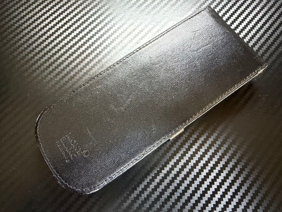 美品 モンブラン ペンケース 3本差し ブラック