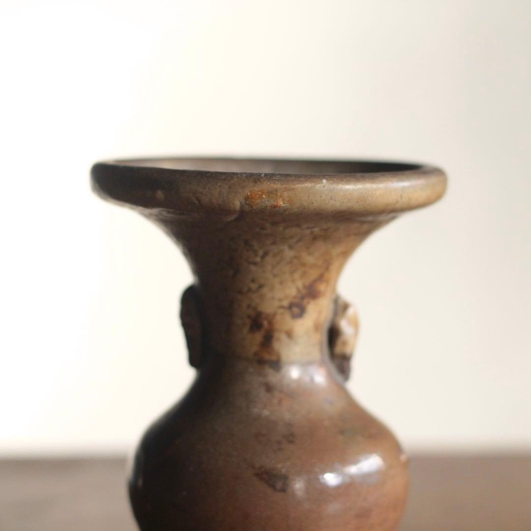 古い 仏花器 花器 古道具 アンティーク