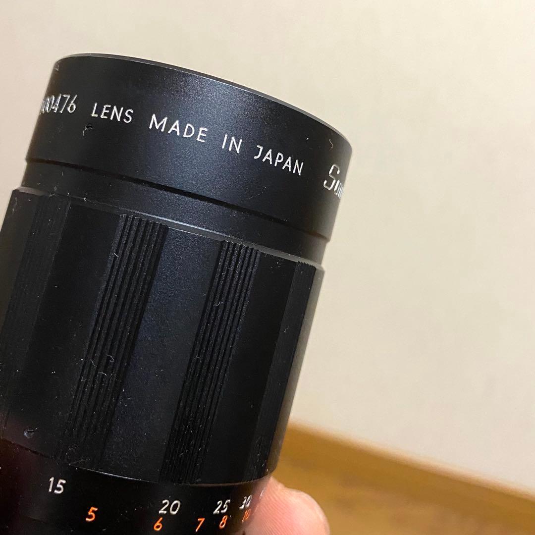 Pentax spotmtic 一眼レフ　フィルム　望遠レンズ付き