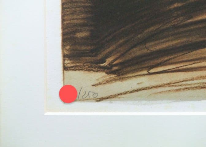 クロード・ワイズバッシュ　オリジナルカラーリトグラフ　250部限定／大型作品