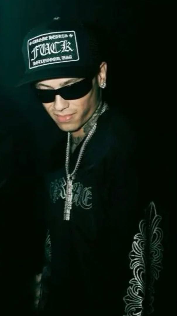 CHROME HEARTS メッシュキャップ 黒