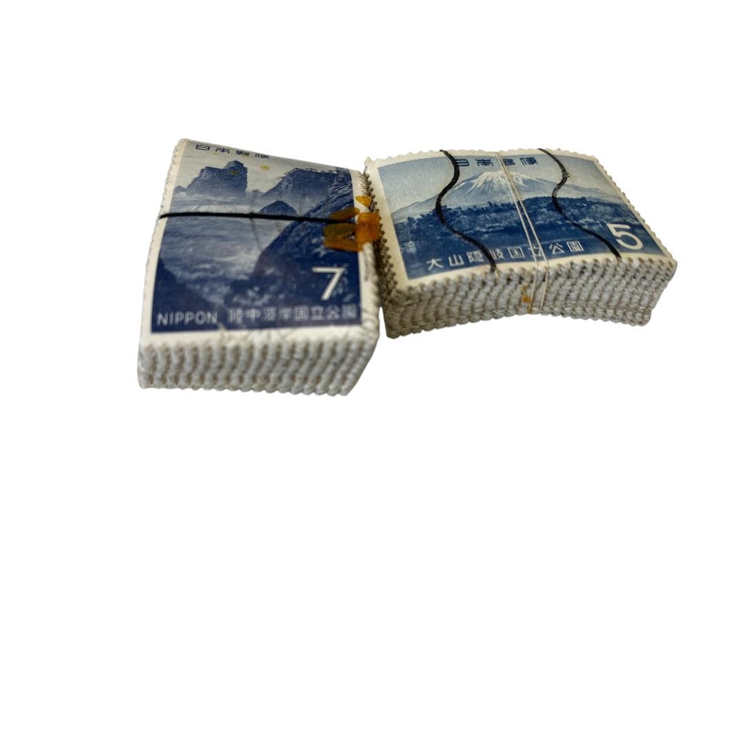 使用済み切手　国立公園記念切手　8種各約100枚づつ　dd060