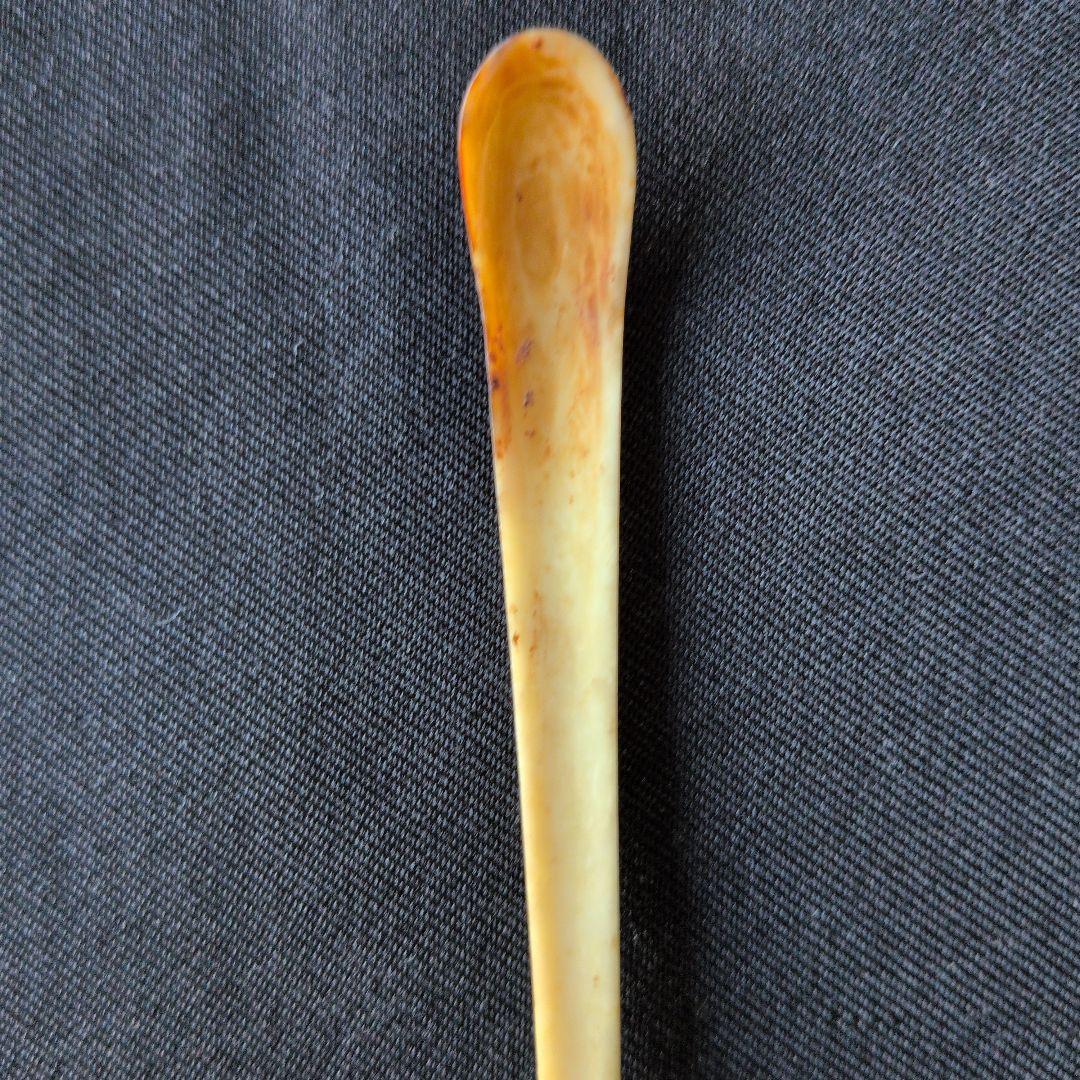 象牙風の茶杓と　菓子の取り箸