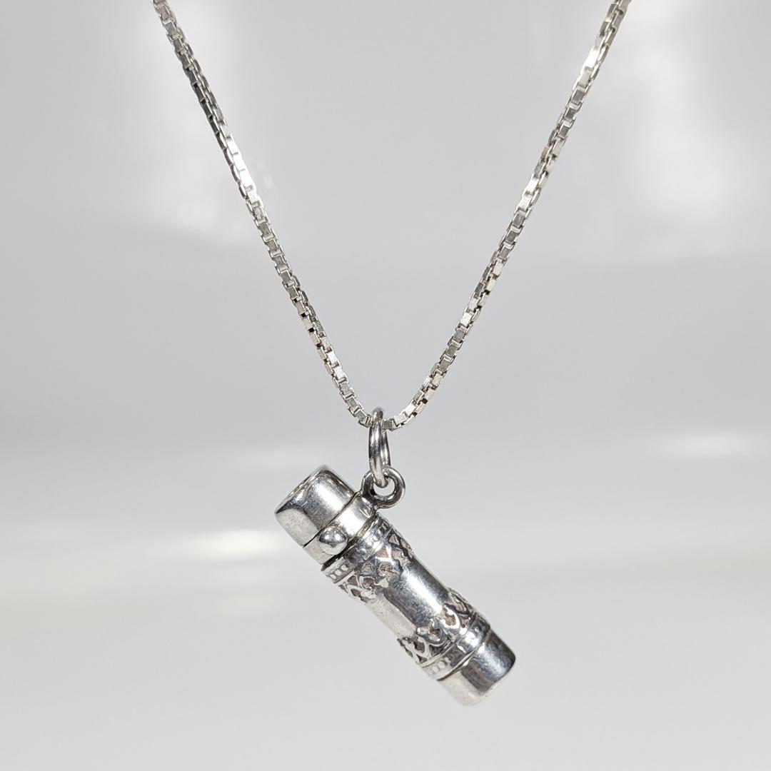 【残り1個】作家万華鏡ペンダント ケビン＆デボラ・ヒーリー シルバー925