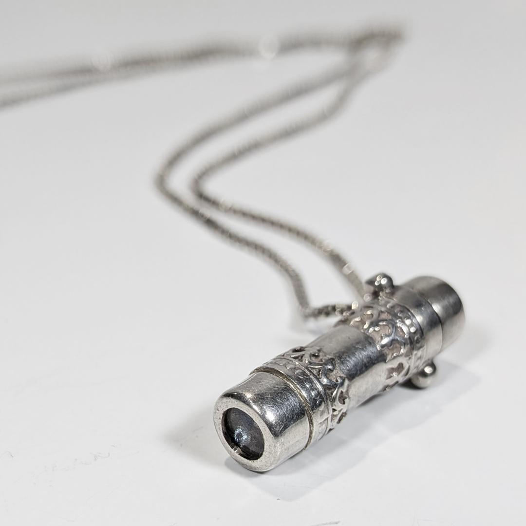 【残り1個】作家万華鏡ペンダント ケビン＆デボラ・ヒーリー シルバー925