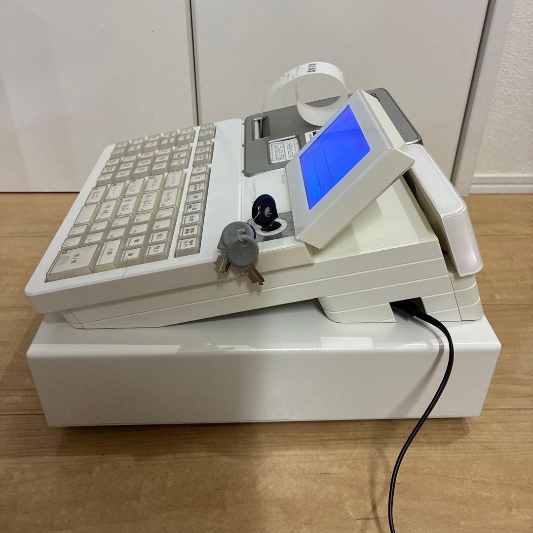 美品　動作ok 迅速配送！　CASIO　レジスター SR-S4000-20SWE