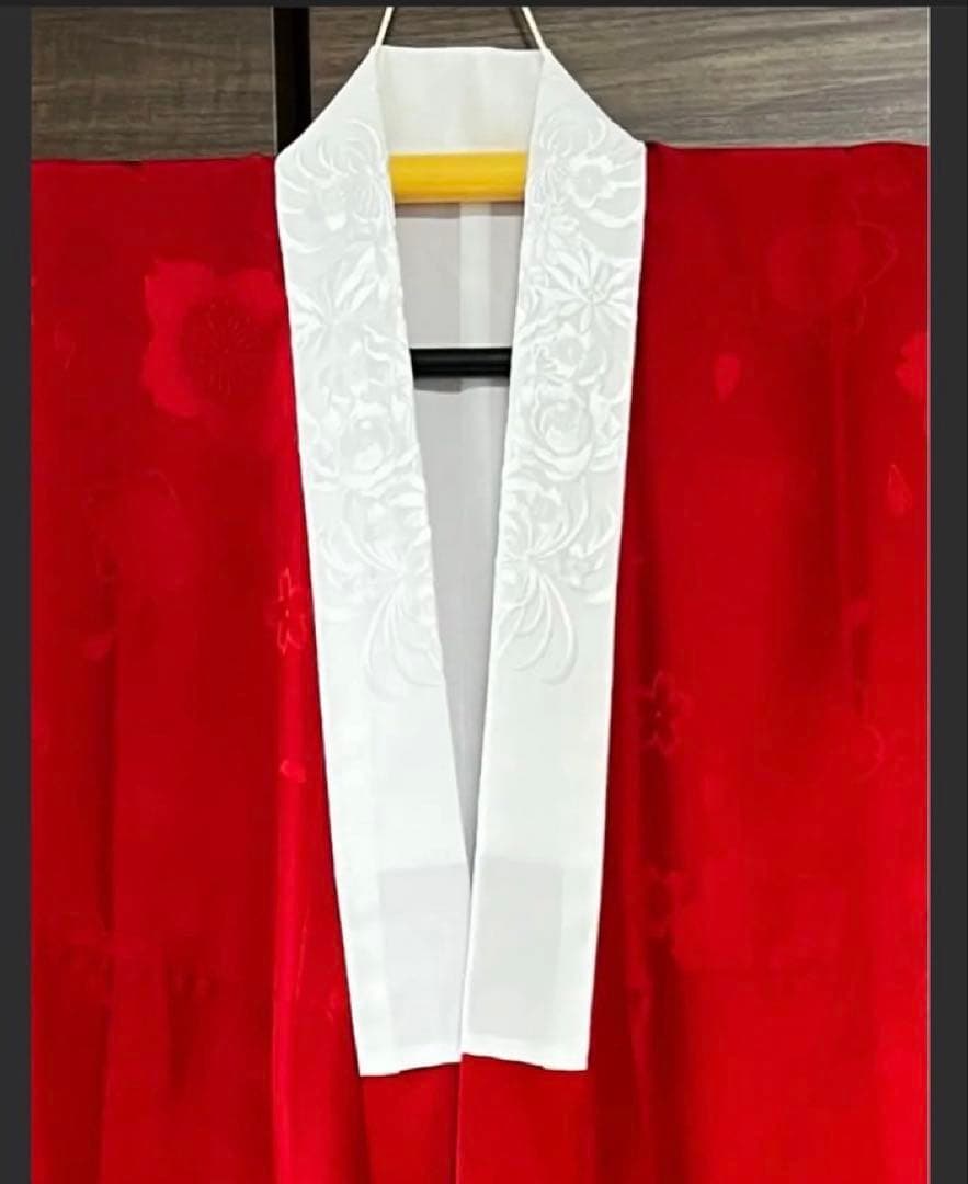 ( ¨̮) 成人式　振袖フルセット新品　彼岸花　個性的　正絹