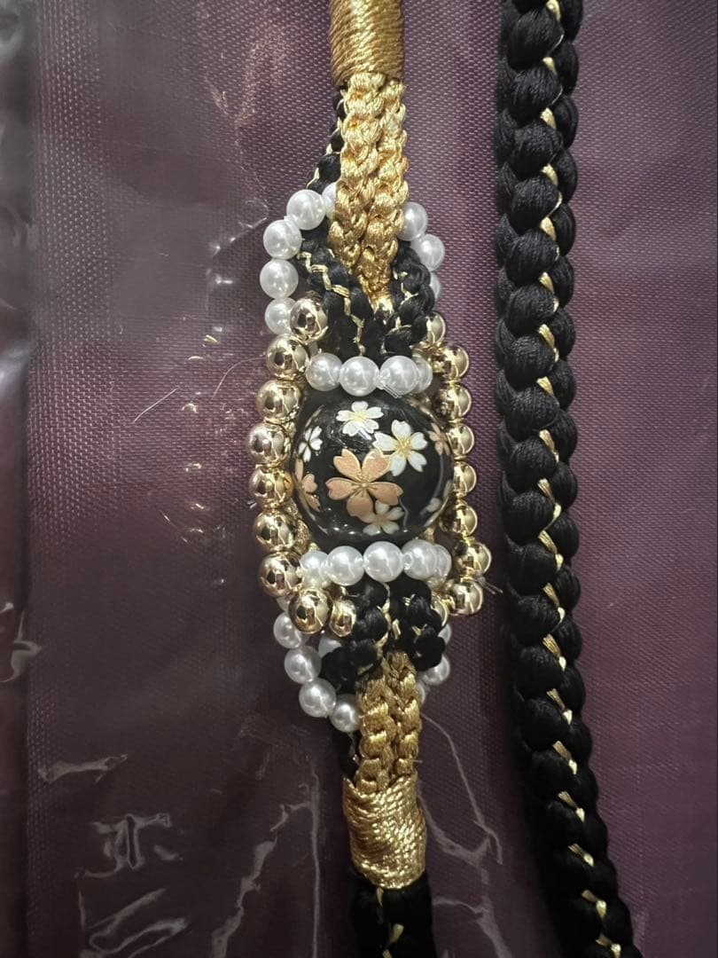 ( ¨̮) 成人式　振袖フルセット新品　彼岸花　個性的　正絹