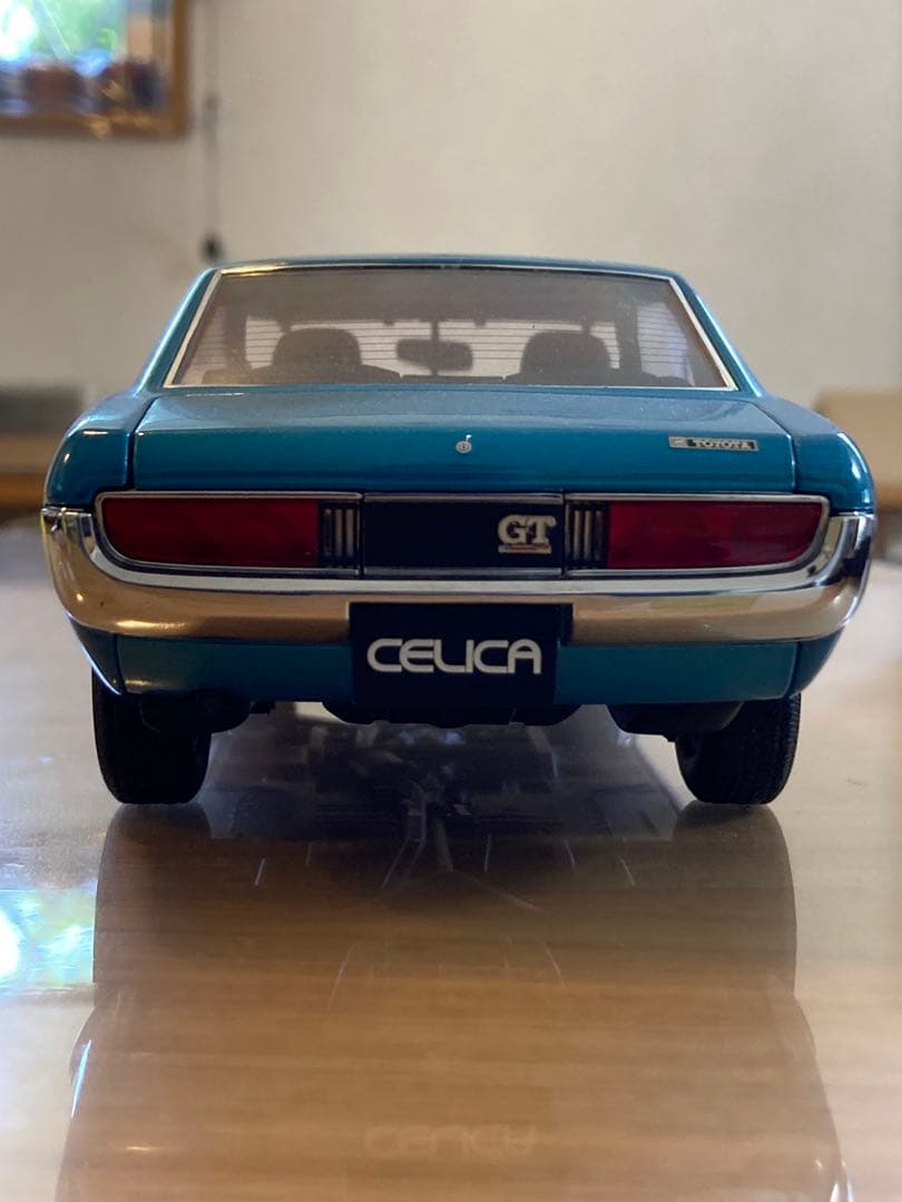 美品オートアート　1/18 ダルマセリカ前期型　ブルー　純正ケース有り