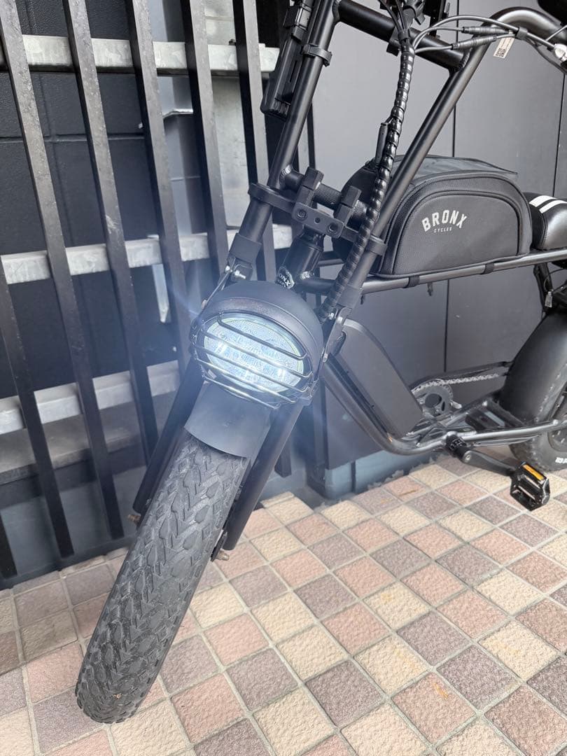 【タナカ】BRONX スポーツタイプ 電動アシスト自転車ブラック