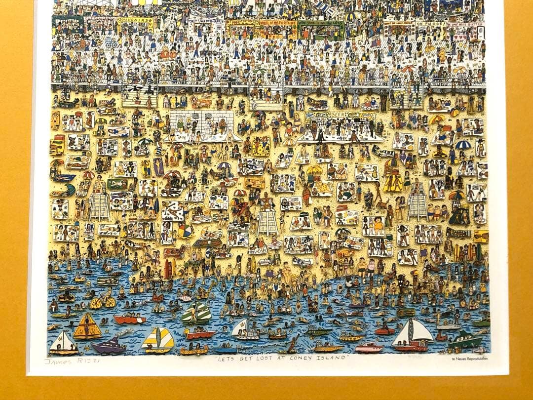 james rizzi ジェームス リジィ 額装ポスター ②