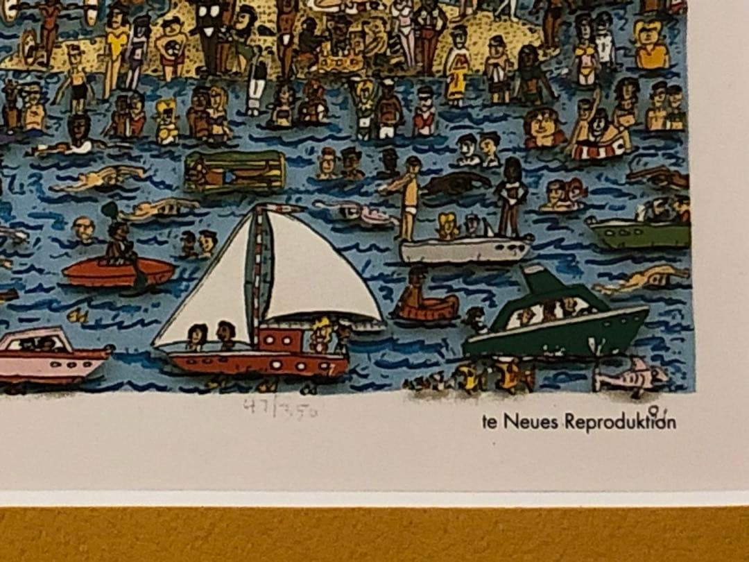 james rizzi ジェームス リジィ 額装ポスター ②