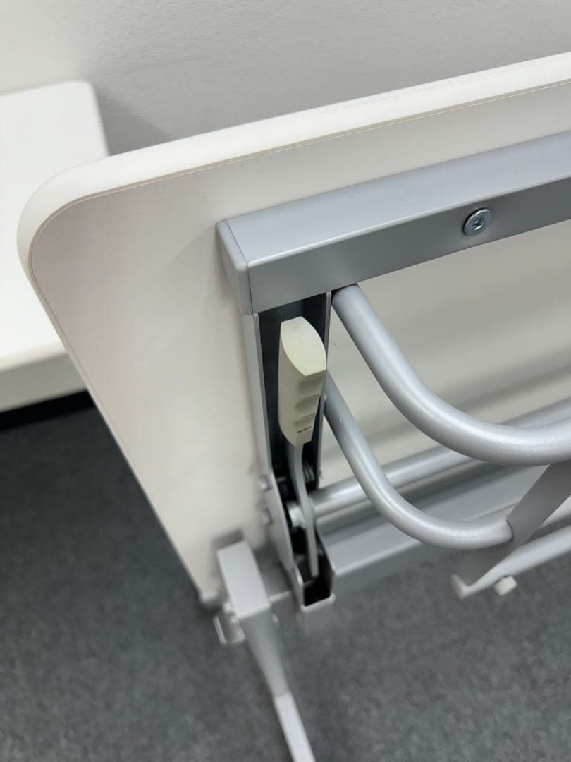 オフィステーブル ホワイト キャスター付き 180cm 3台セット