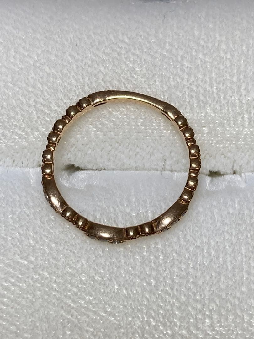 n*6様 アガット agete カルムリング ダイヤモンドK10 0.06ct