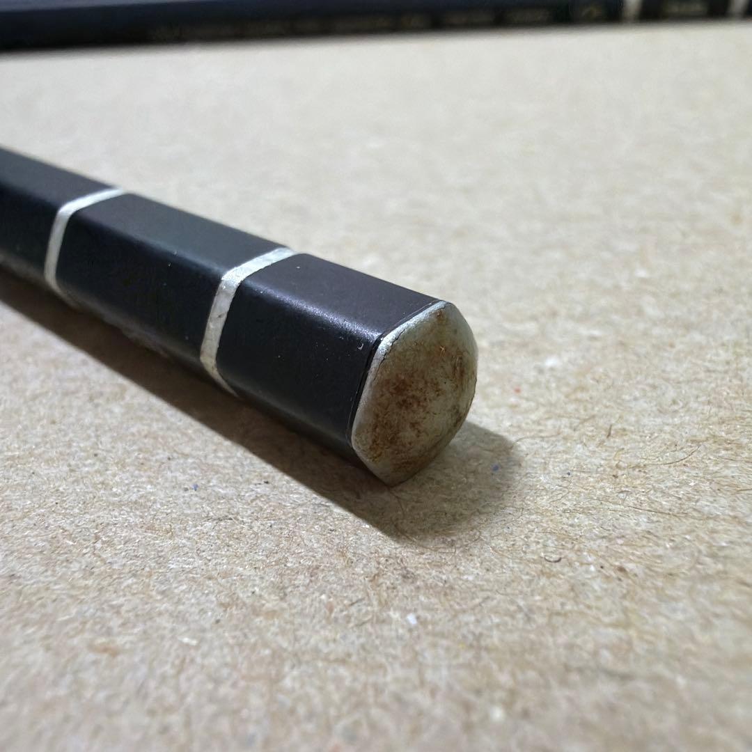 新品 廃盤 Pentel ぺんてる 鉛筆 ブラックポリマー 999 3B 9本