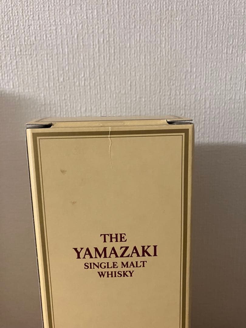 山崎 シングルモルトウイスキー 12年 700ml 旧ラベル　箱付き