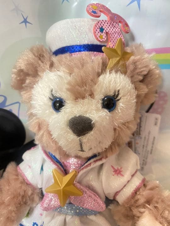 ダッフィー　シェリーメイ　ポージープラッシー　20周年　ぬいぐるみストラップ