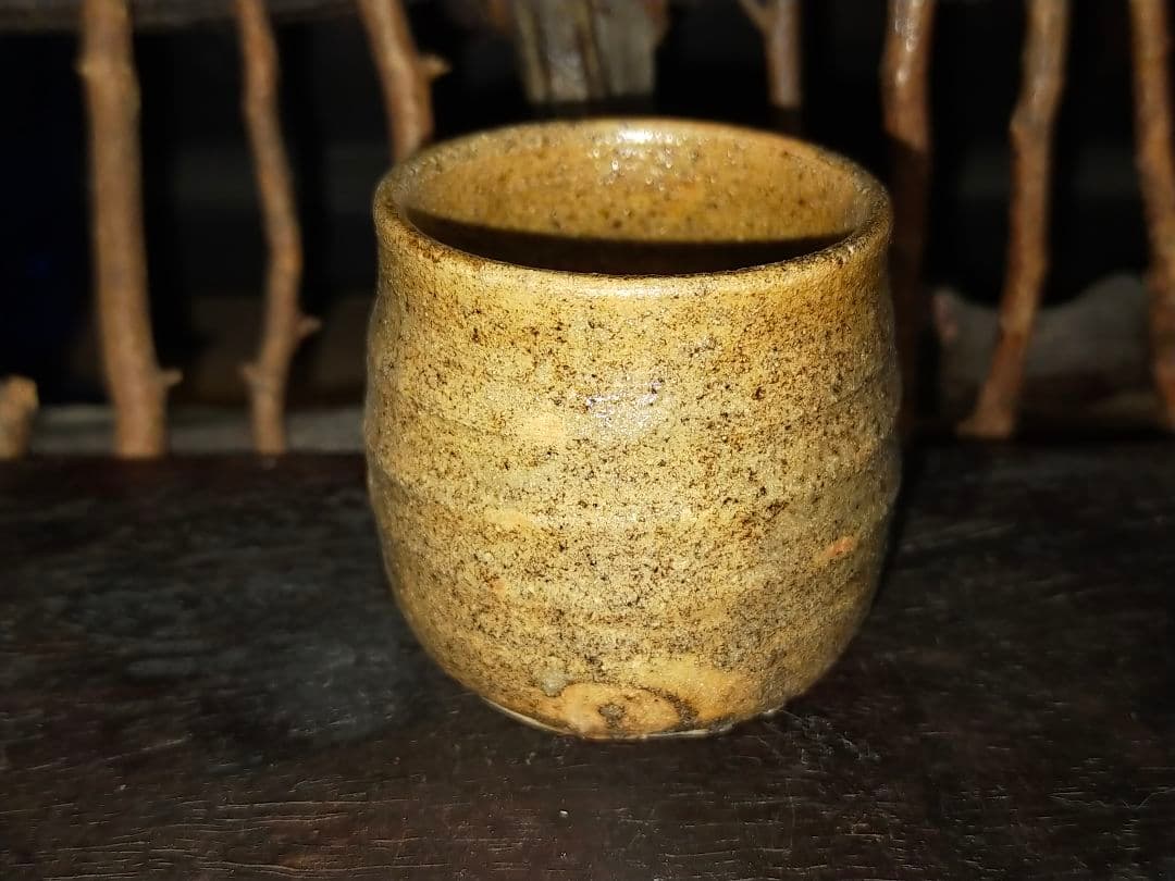 ♥骨董品　黄瀬戸　ぐい呑み　５個セット　桐箱付き