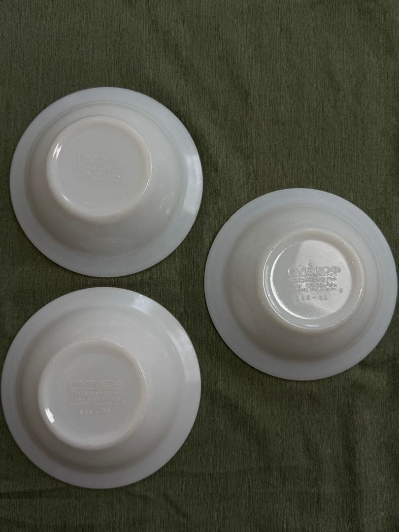 米軍 実物 PYREX ボウル 3枚 USN②