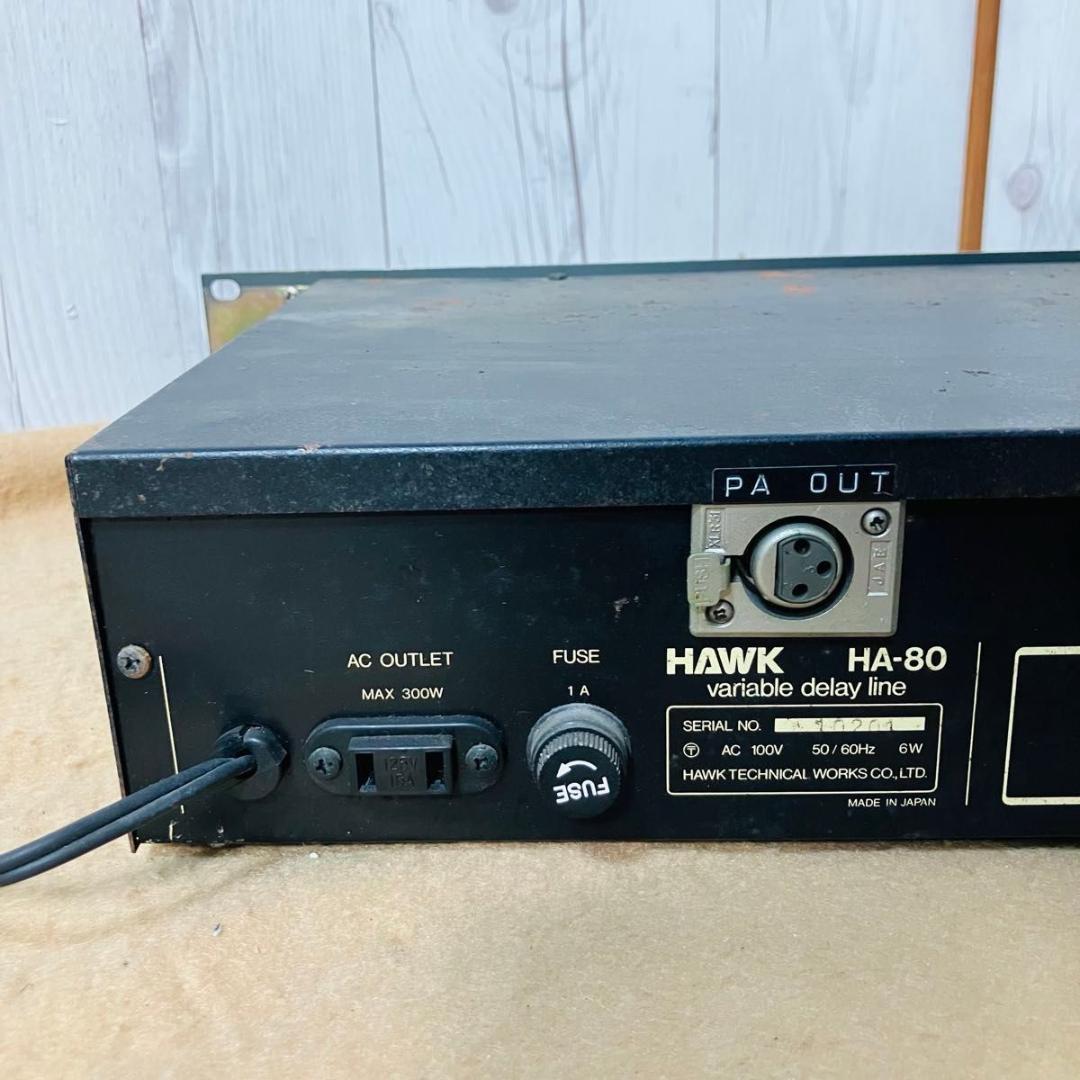 【希少】HAWK バリアブルディレイライン HA-80 ジャンク ホーク技研
