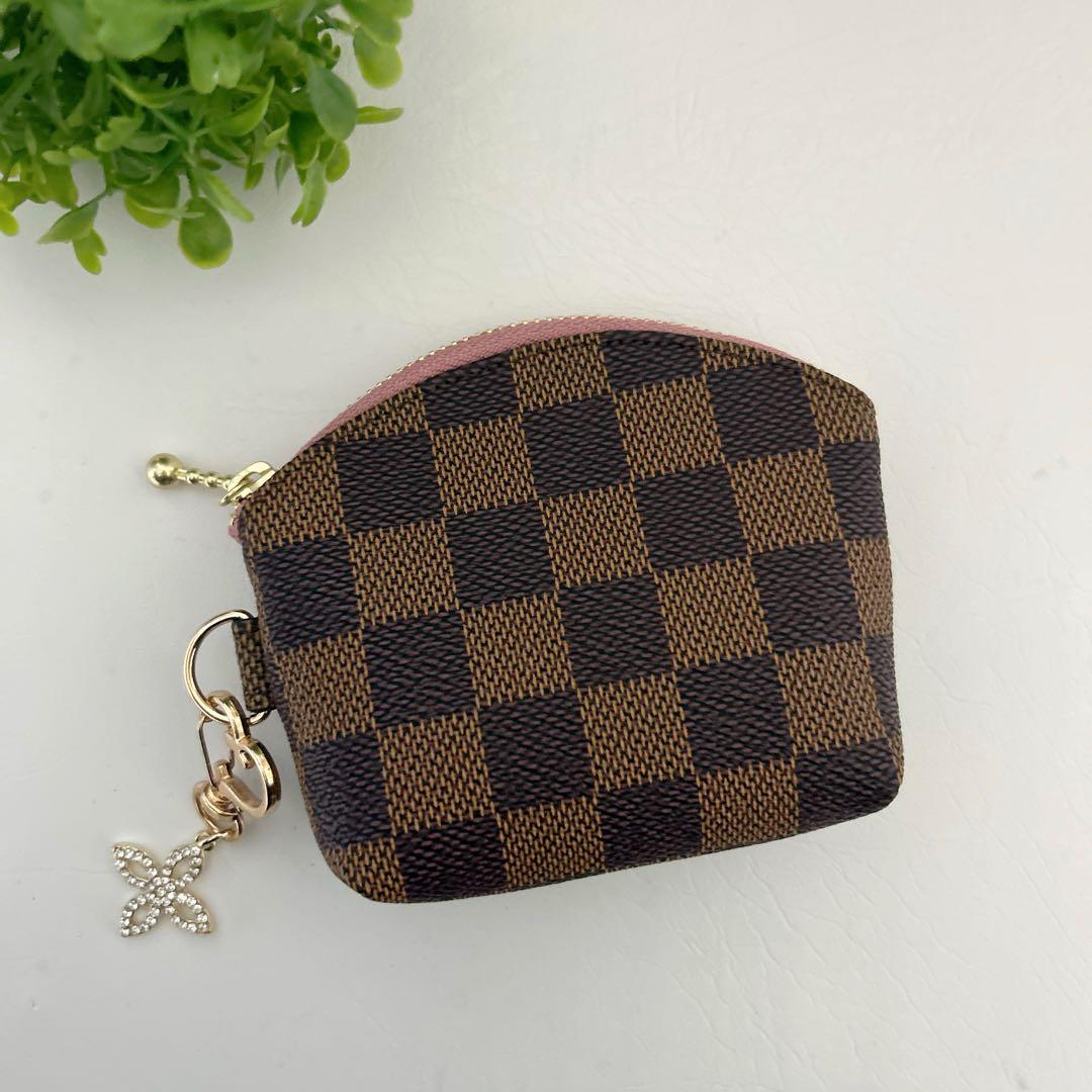 mikanページ　ハンドメイド　市松模様　バッグ　ポーチ