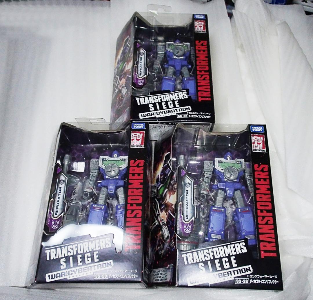 トランスフォーマー シージ リフレクター 未開封3体セット 検：G1 デストロン