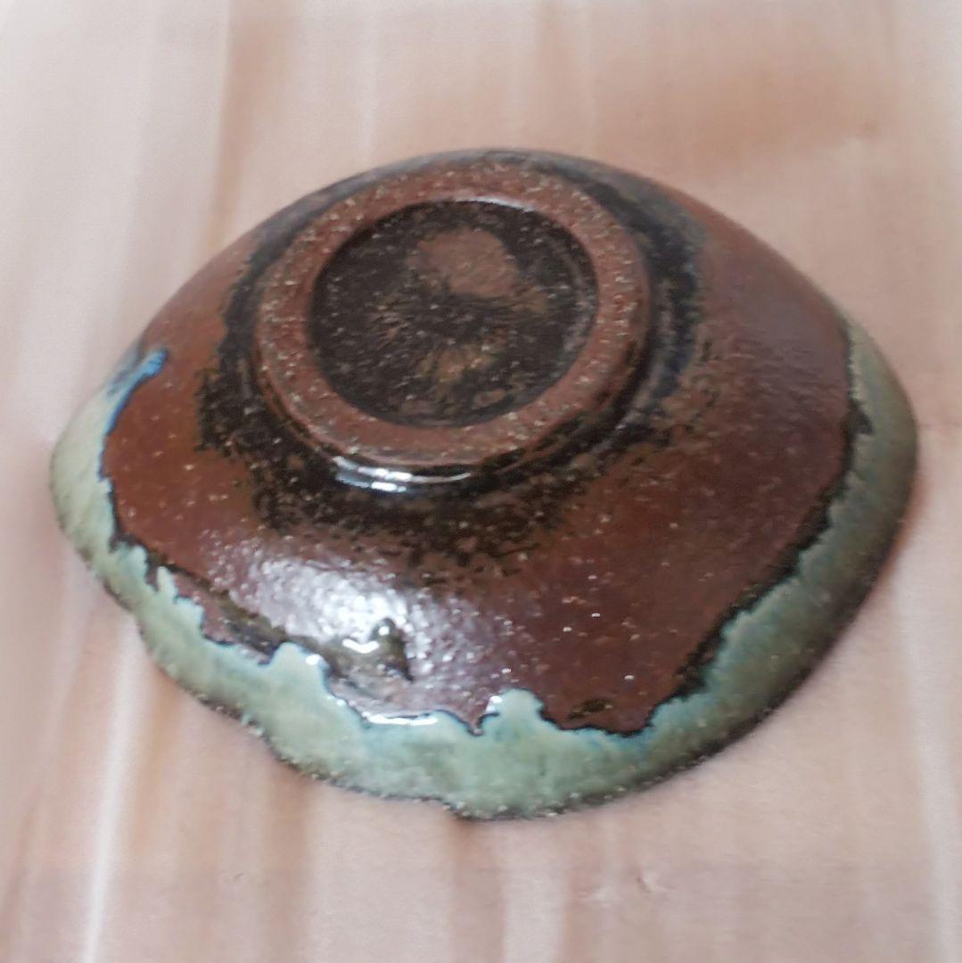 茶道具 萩焼 木ノ葉菓子鉢 二代 納富鳥雲造 大華山鳥雲窯　初釜