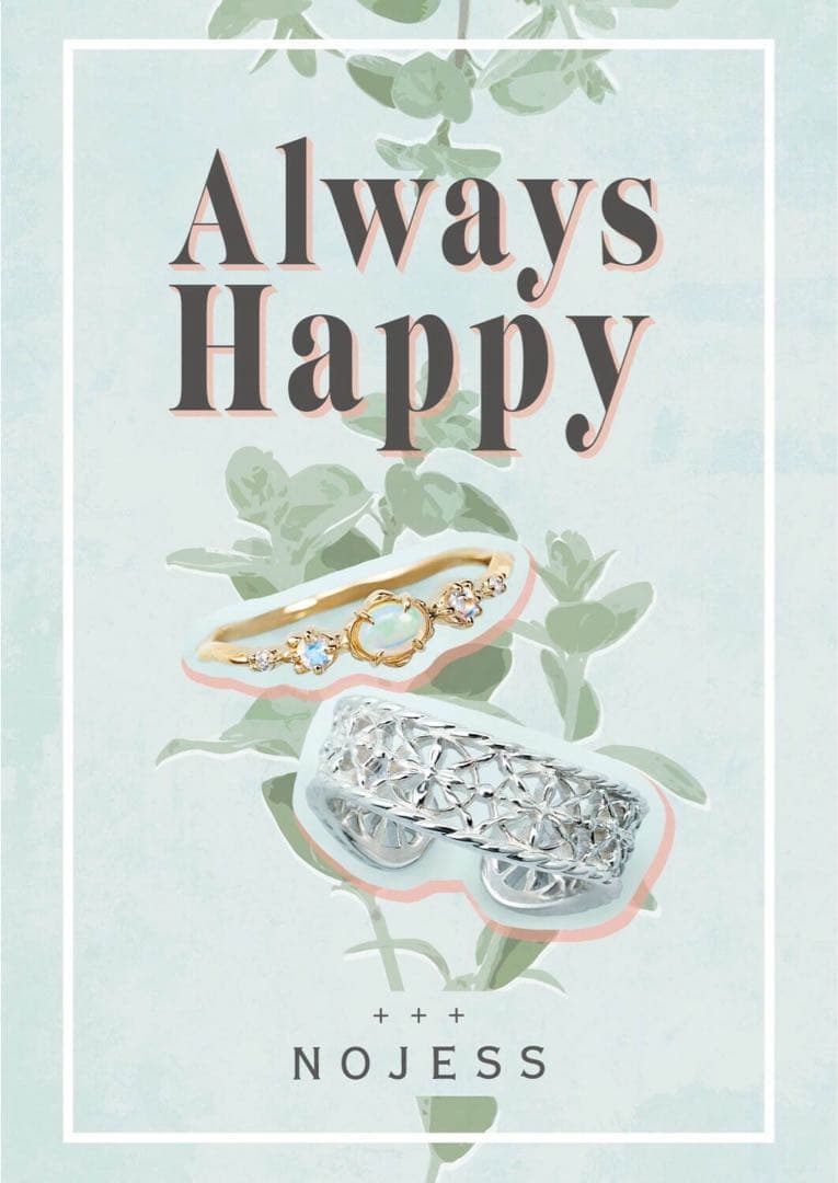 NOJESS K10 オパール ラブラドライト ダイヤ 0.13ct リング