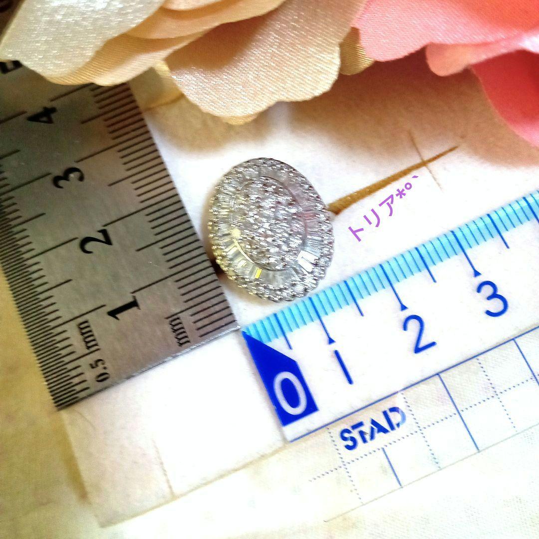 ダイヤモンドリングPt900＊約11.5号約10.3g＊2種カットダイヤ美品