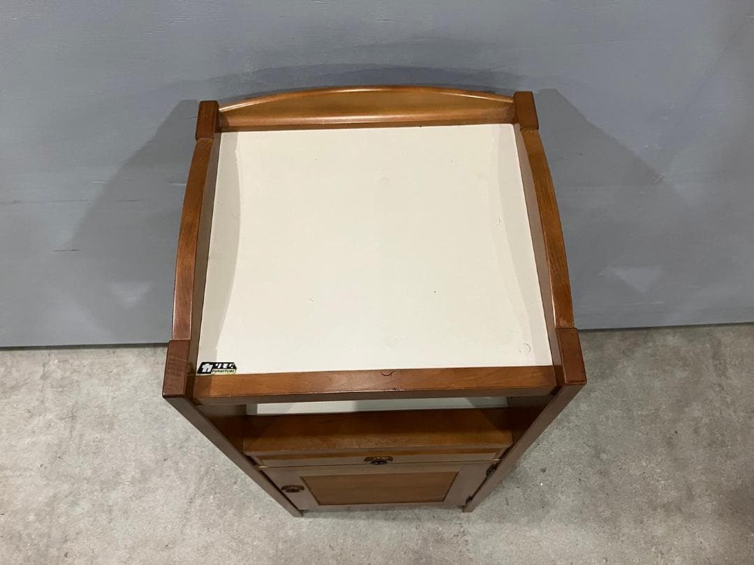 『karimoku』カリモク 電話台 TEL台 FAX台 花台 飾り台 収納家具