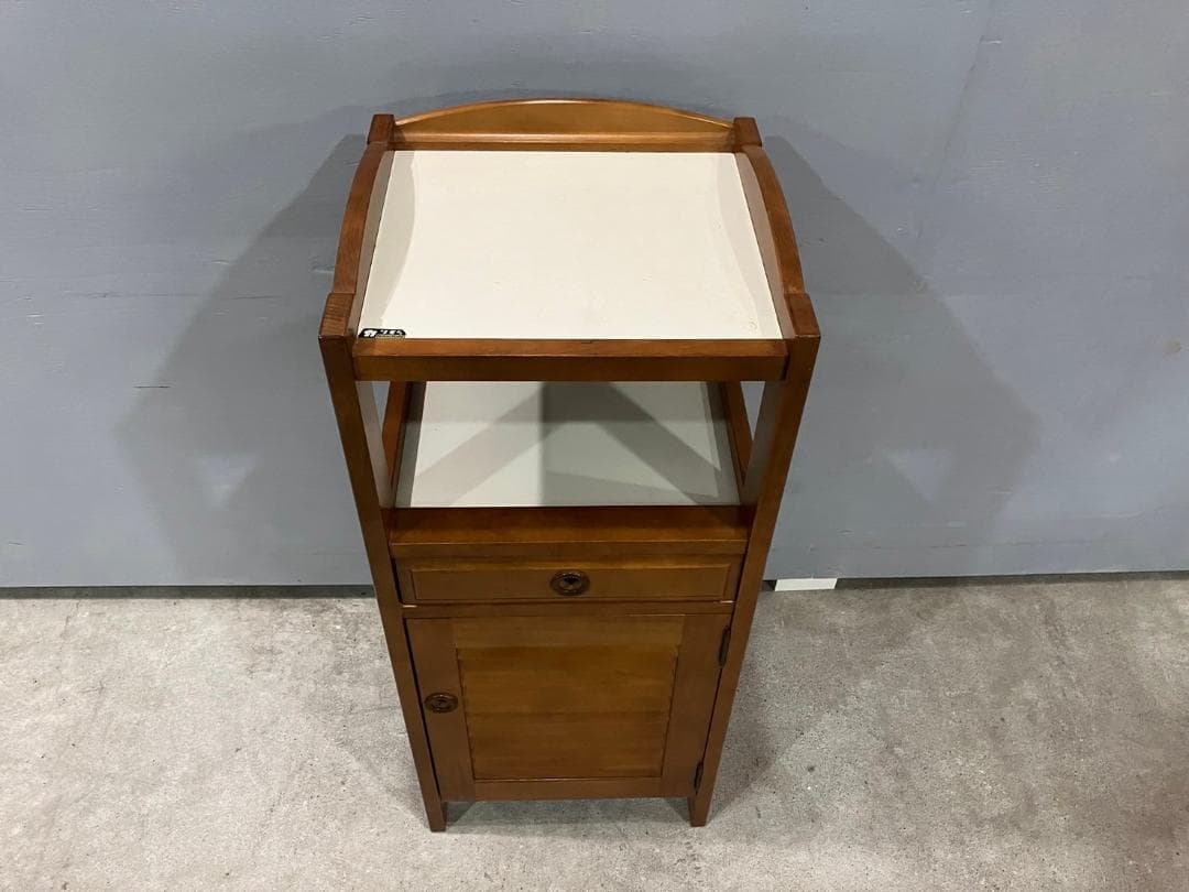 『karimoku』カリモク 電話台 TEL台 FAX台 花台 飾り台 収納家具