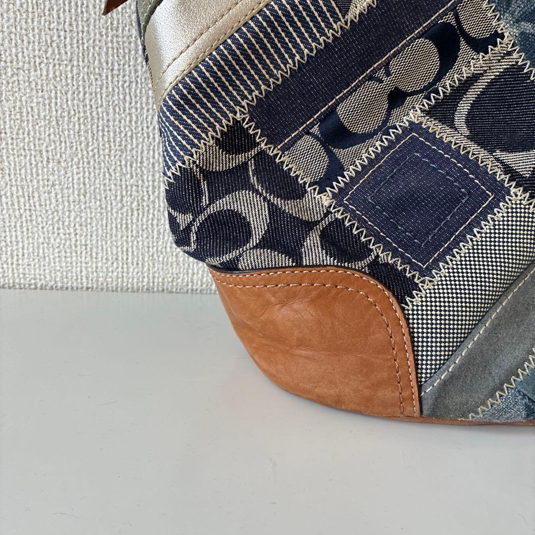 【希少】COACH パッチワークデザイン ショルダーバッグ