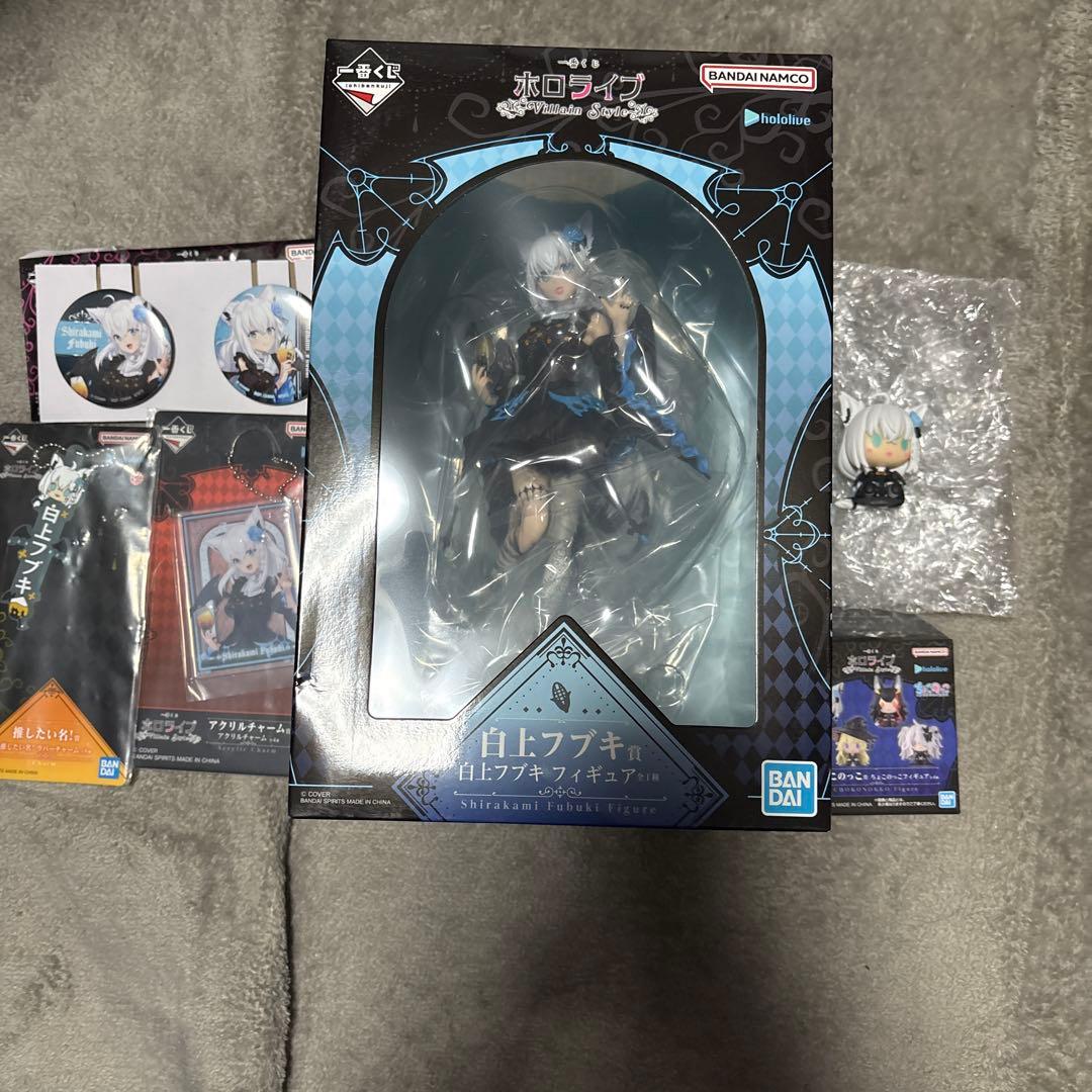 一番くじ　ホロライブ　白上フブキ　大神ミオ　フィギュア　他