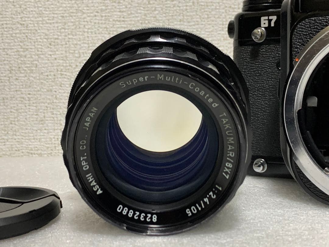 フィルムカメラ PENTAX 67 TAKUMAR 1:2.4 105
