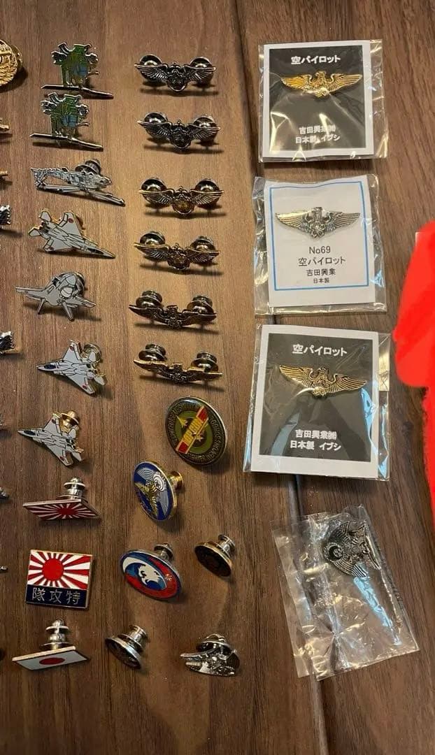 自衛隊　特攻隊　ピンバッジ　徽章　各種58点